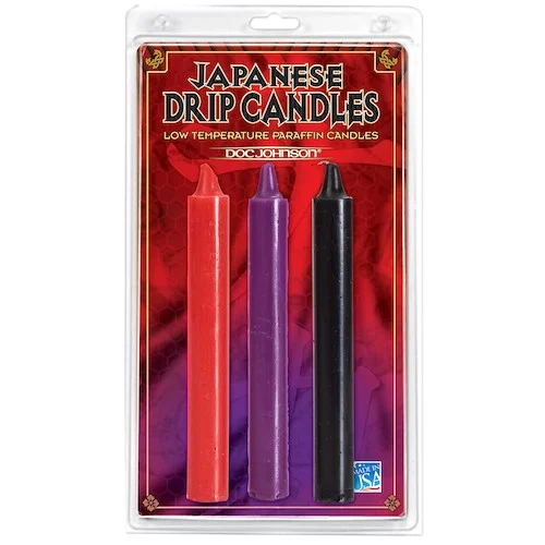 Doc Johnson Japanese Drip Wax Candle Set Of 3