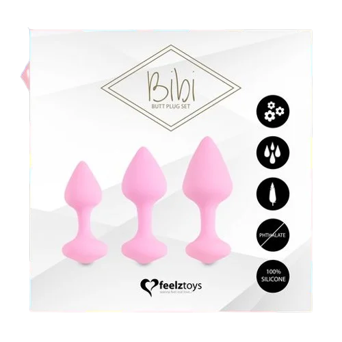 Feelztoys - Bibi Butt Plug Set 3 Pcs