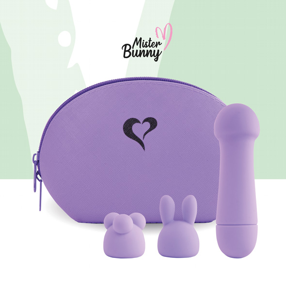 Feelztoys - Mister Bunny Wand Massager Vibrator With 2 Caps